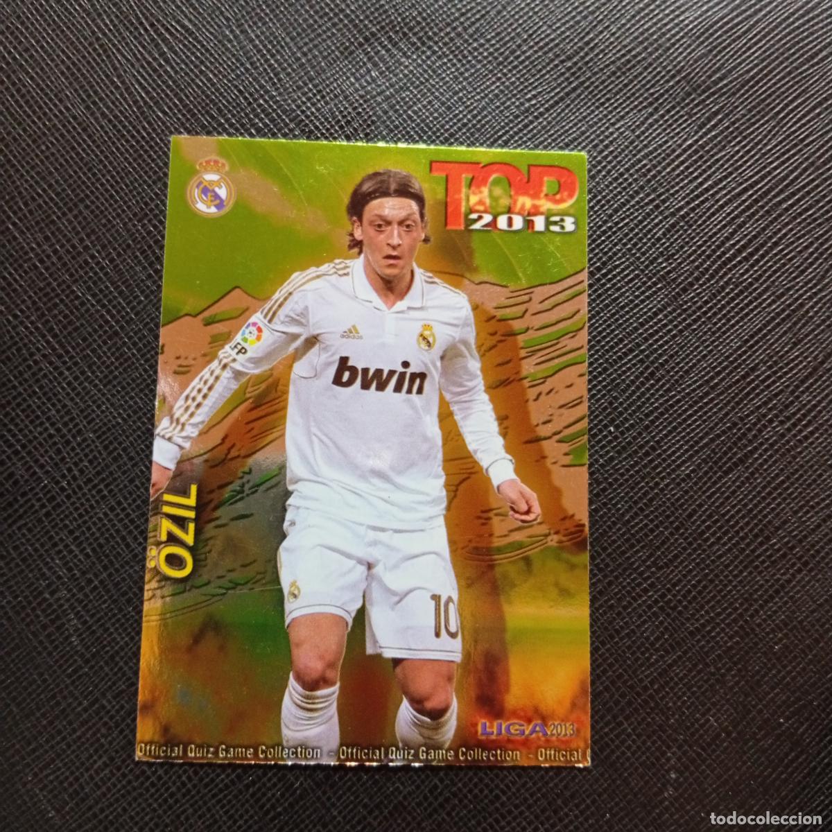 Cromos de f&uacute;tbol: 613 OZIL REAL MADRID TOP MUNDICROMO 2012 2013 CROMO FUTBOL 12 13 - A190 PG30 VERDE