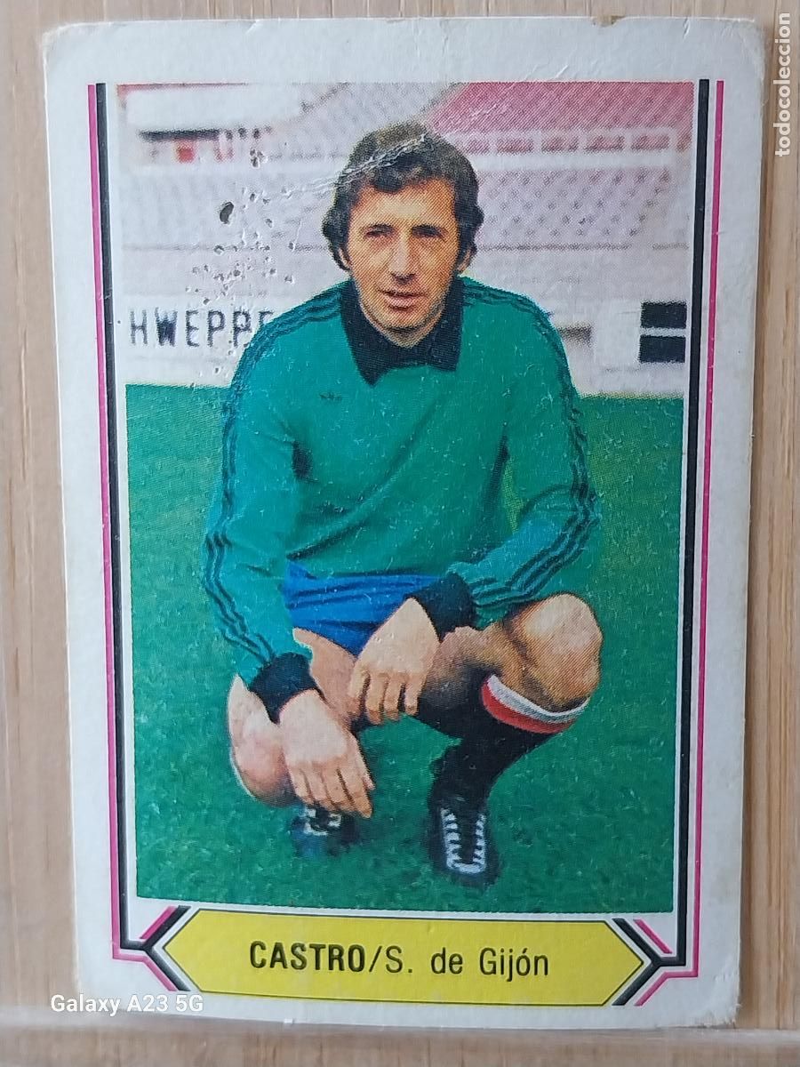 Cromos de f&uacute;tbol: CASTRO SPORTING GIJON ED ESTE LIGA 1980 80 81 CROMO SIN PEGAR NUNCA ORIGINAL