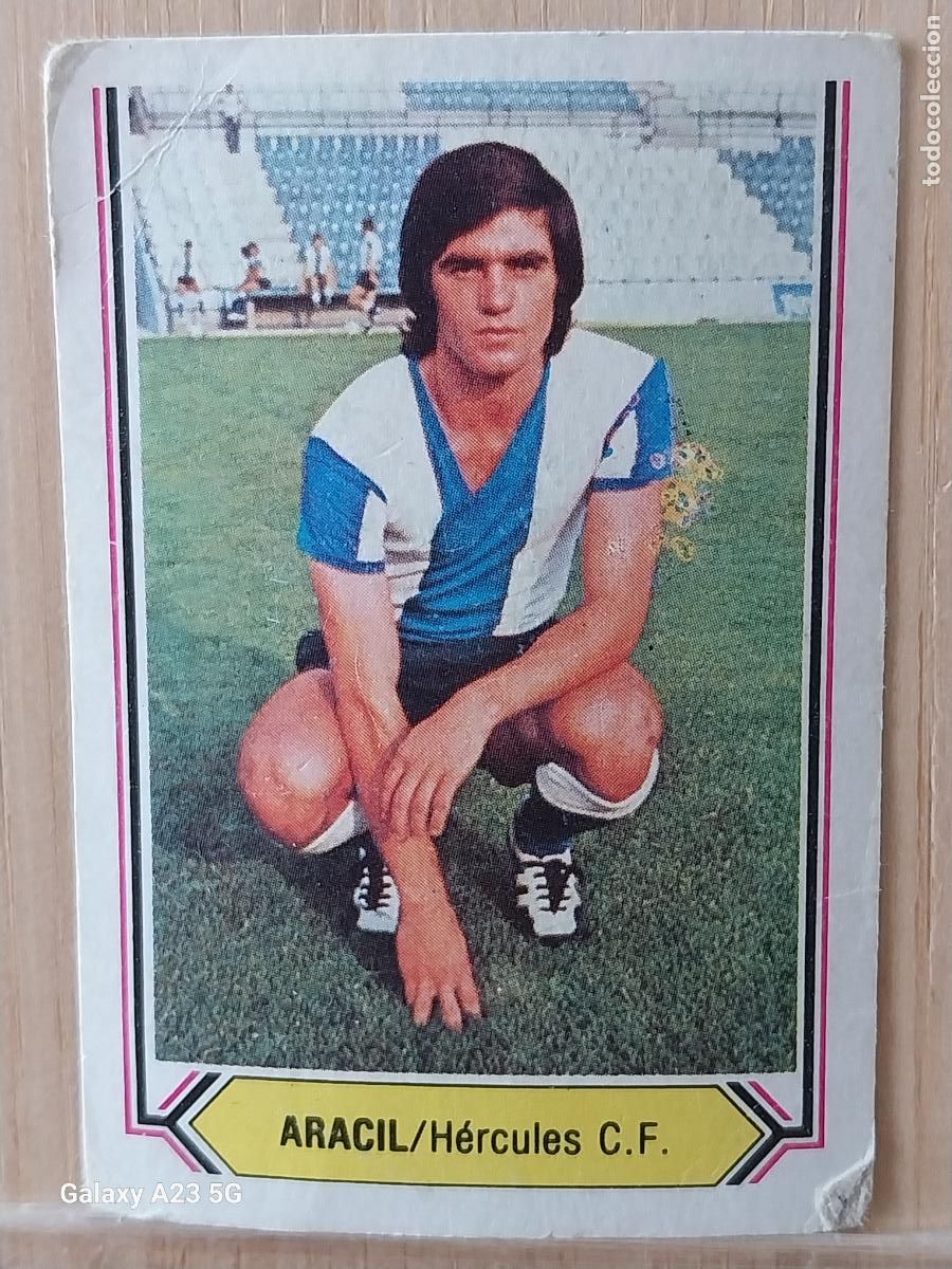 Figurine di Calcio: ARACIL HERCULES ED ESTE LIGA 1980 80 81 CROMO SIN PEGAR NUNCA ORIGINAL