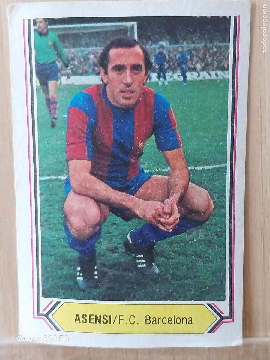 Cromos de Futebol: ASENSI BARCELONA ED ESTE LIGA 1980 80 81 CROMO SIN PEGAR NUNCA ORIGINAL