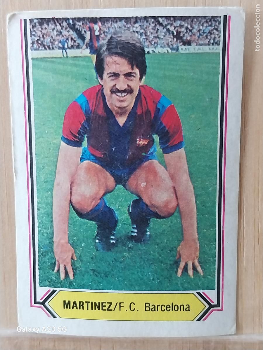 Cromos de f&uacute;tbol: MARTINEZ BARCELONA ED ESTE LIGA 1980 80 81 CROMO SIN PEGAR NUNCA ORIGINAL