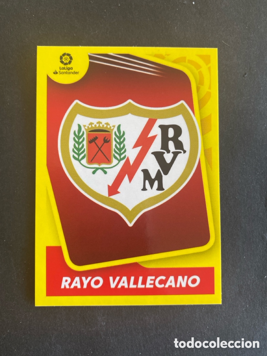 Cromos de f&uacute;tbol: Cromo liga 21/22 Rayo Vallecano N* 1