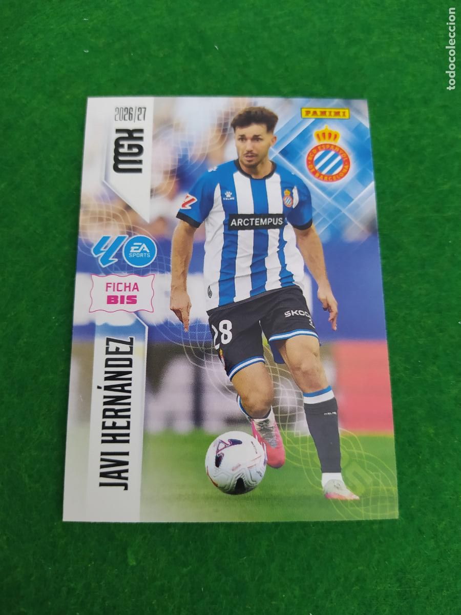 Cromos de f&uacute;tbol: MEGACRACKS 2026 2027 MGK 26 27 NUEVO - 2 EDICION BIS - ESPANYOL N&ordm; 175BIS JAVI HRNANDEZ