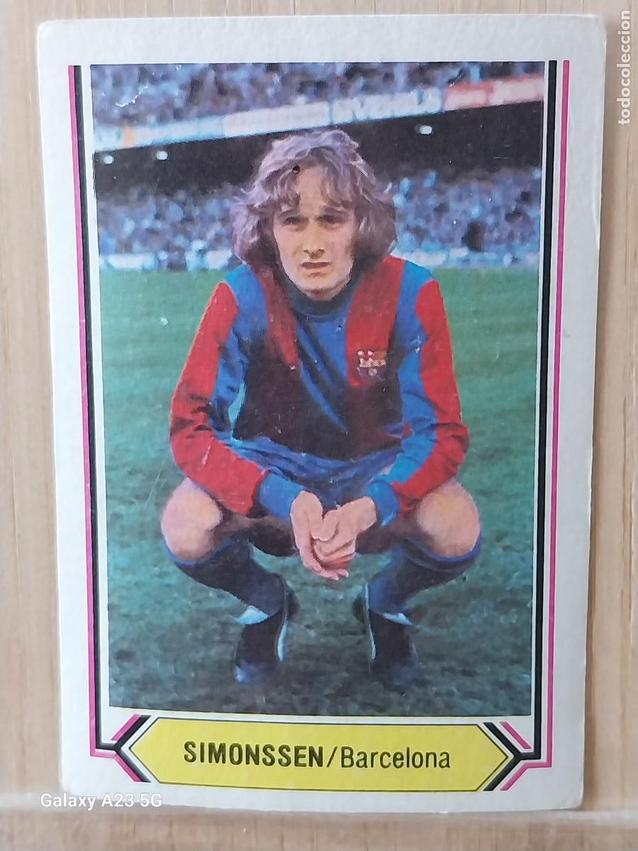 Football Stickers: SIMONSSEN BARCELONA ED ESTE LIGA 1980 80 81 CROMO SIN PEGAR NUNCA ORIGINAL