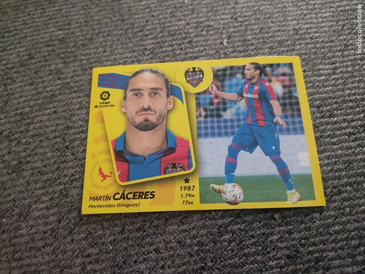 Football Stickers: Ed.este 21/22 Caceres Levante mercado de invierno