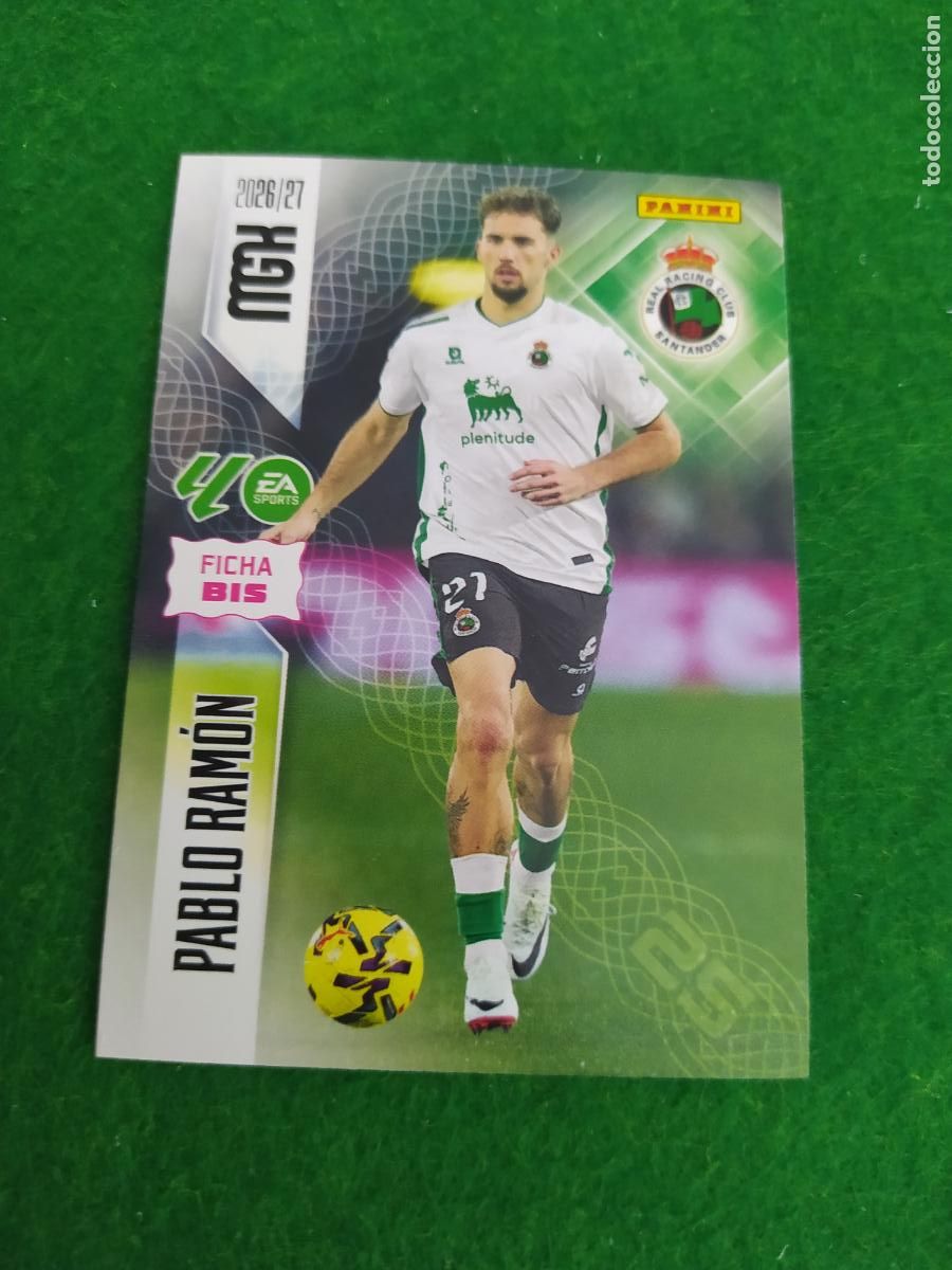 Cromos de f&uacute;tbol: MEGACRACKS 2026 2027 MGK 26 27 NUEVO - 2 EDICION BIS - RACING DE SANTANDER N&ordm; 275BIS PABLO RAMON