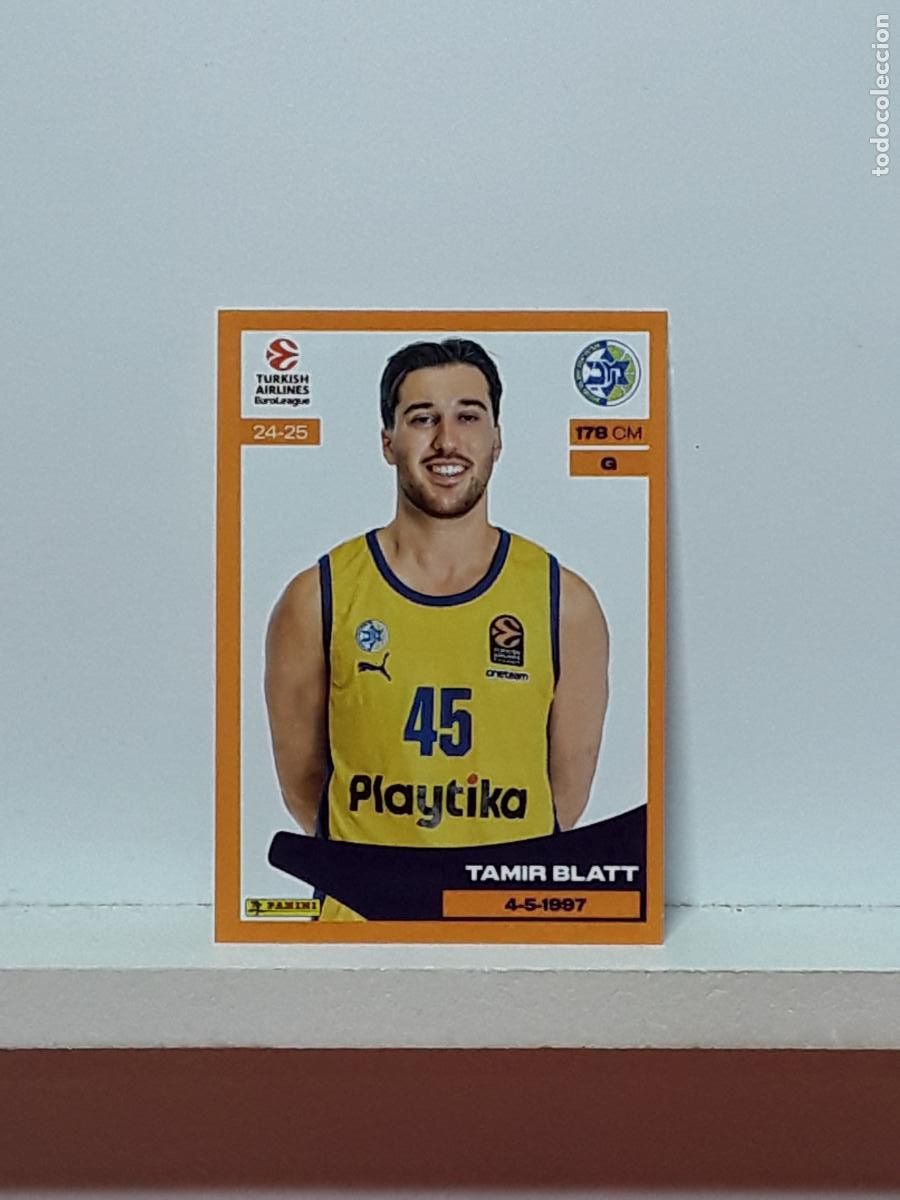 Cromos de f&uacute;tbol: EUROLIGA 2024 2025 TURKISH 24 25 PANINI BALONCESTO N 238 MACCABI TEL AVIV TAMIR BLATT