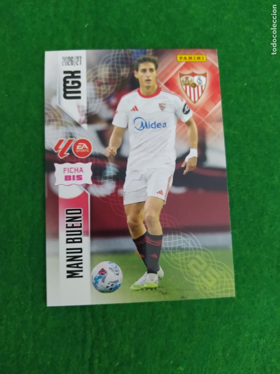 Cromos de f&uacute;tbol: MEGACRACKS 2026 2027 MGK 26 27 NUEVO - 2 EDICION BIS - SEVILLA FC N&ordm; 336BIS MANU BUENO