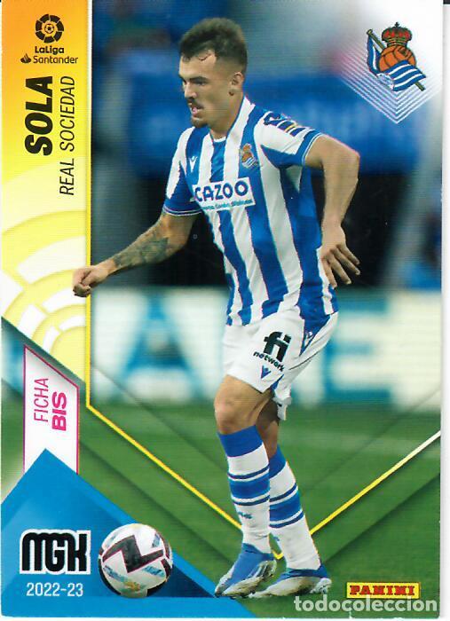 Cromos de Futebol: TRADING CARD PANINI MEGACRACKS 22 23 - MGK 284 BIS - SOLA - R. SOCIEDAD