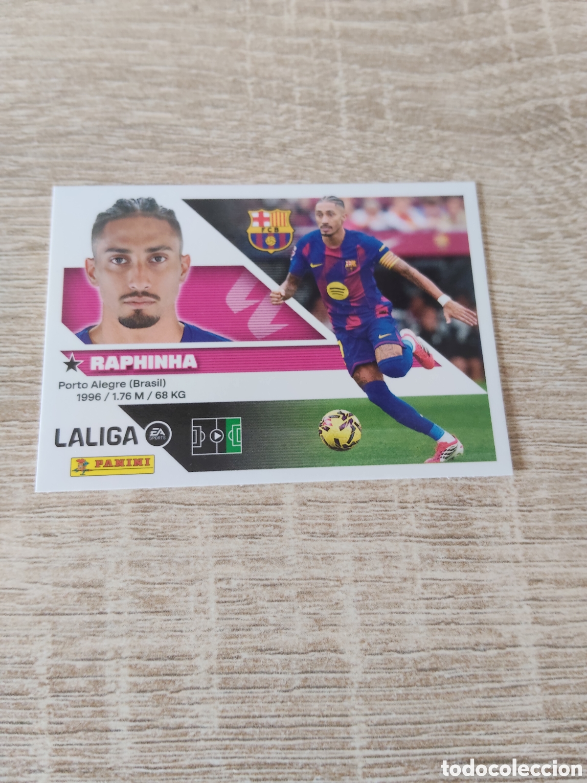 Football Stickers: Raphinha Barcelona liga 2026 2027 26 27 ediciones este