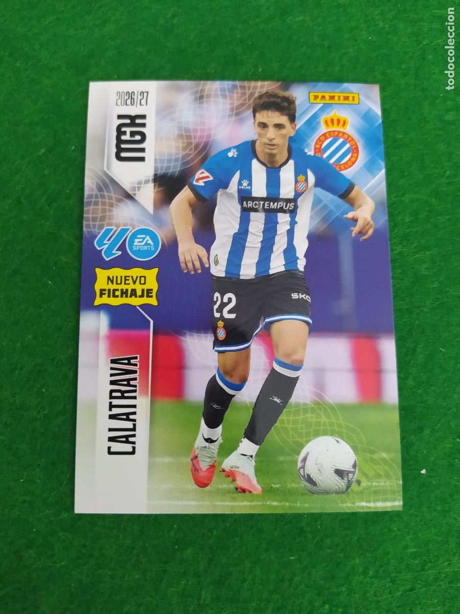 Cromos de f&uacute;tbol: MEGACRACKS 2026 2027 MGK 26 27 NUEVO - 2 EDICION NUEVO FICHAJE - N&ordm; 454 CALATRAVA ESPANYOL