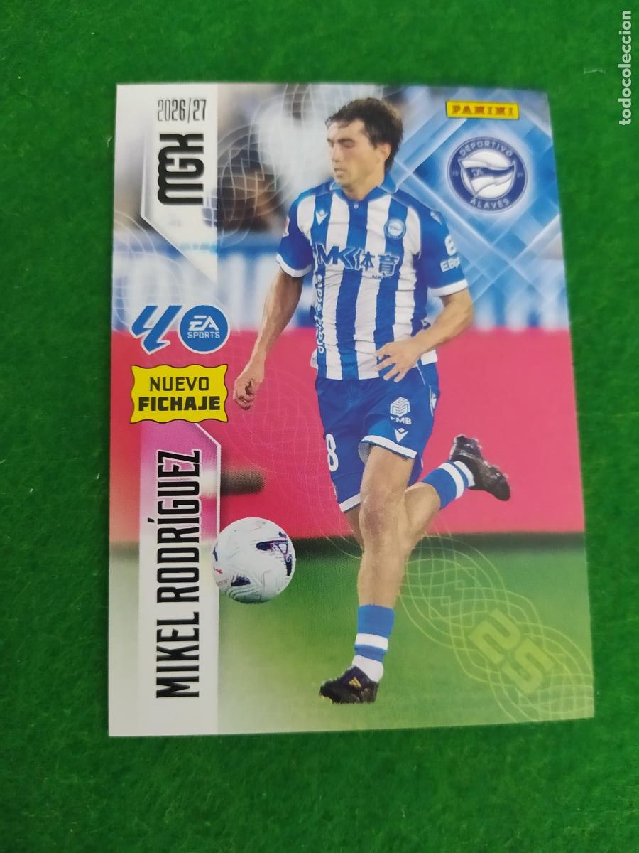 Cromos de f&uacute;tbol: MEGACRACKS 2026 2027 MGK 26 27 NUEVO - 2 EDICION NUEVO FICHAJE - N&ordm; 456 MIKEL GONZALEZ ALAVES