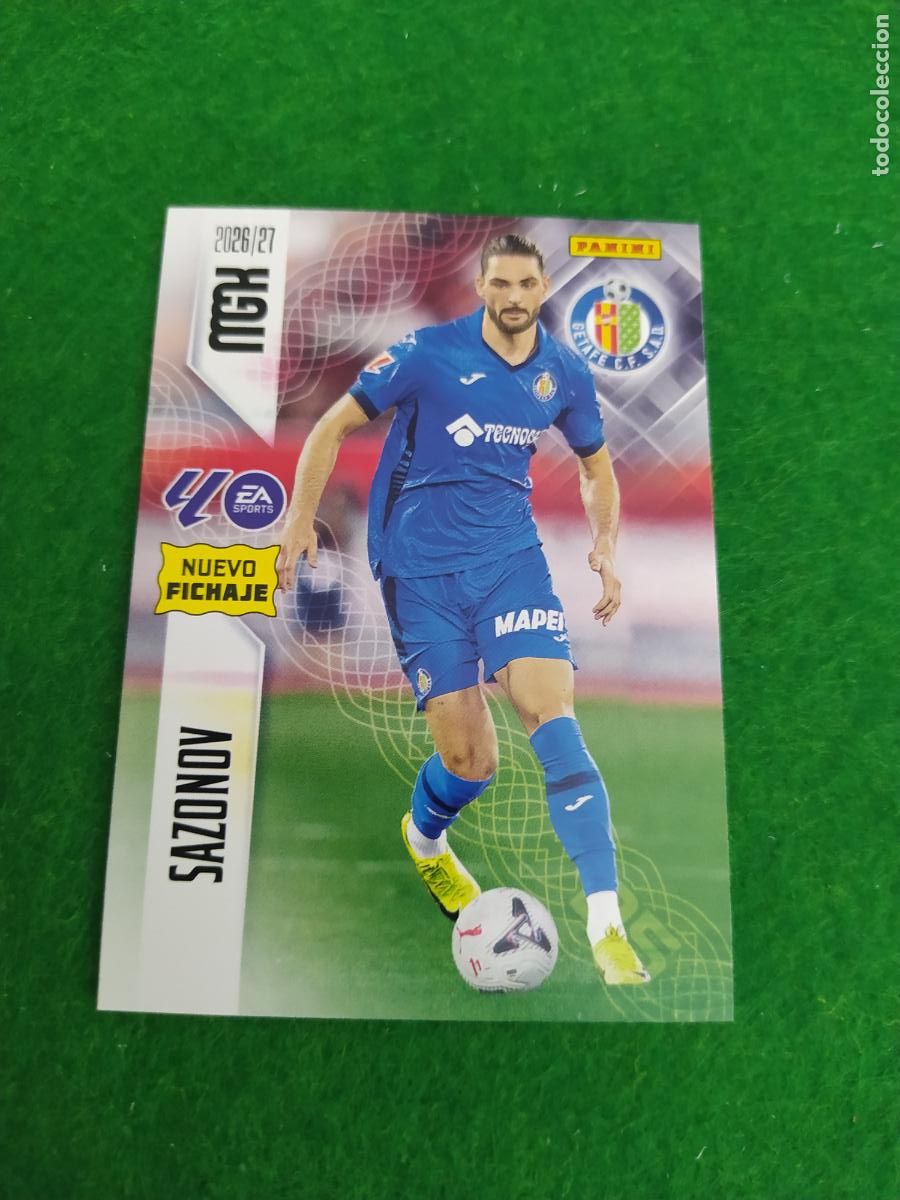 Cromos de f&uacute;tbol: MEGACRACKS 2026 2027 MGK 26 27 NUEVO - 2 EDICION NUEVO FICHAJE - N&ordm; 457 SAZONOV GETAFE