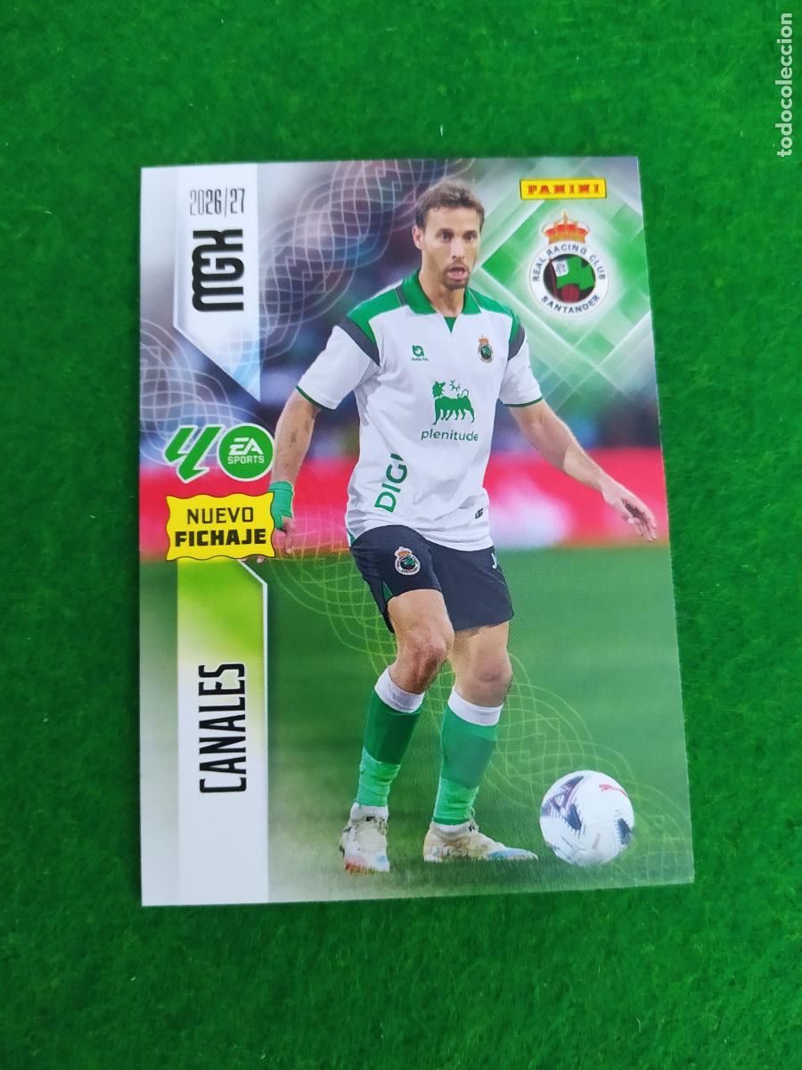 Cromos de f&uacute;tbol: MEGACRACKS 2026 2027 MGK 26 27 NUEVO - 2 EDICION NUEVO FICHAJE - N&ordm; 460 CANALES RACING DE SANTANDER