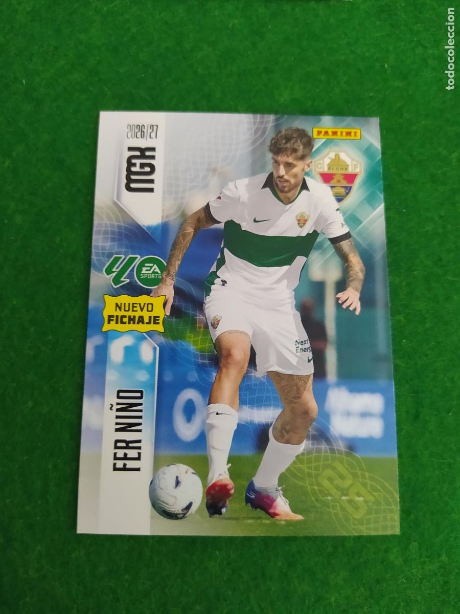 Cromos de f&uacute;tbol: MEGACRACKS 2026 2027 MGK 26 27 NUEVO - 2 EDICION NUEVO FICHAJE - N&ordm; 465 FER NI&Ntilde;O ELCHE