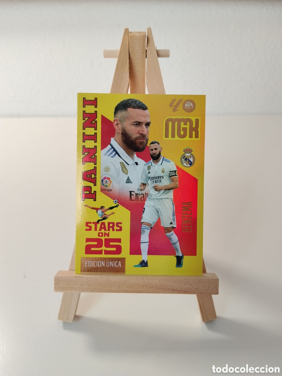 Cromos de f&uacute;tbol: Benzema Stars on 25 Edici&oacute;n &Uacute;nica megacrack 26/27