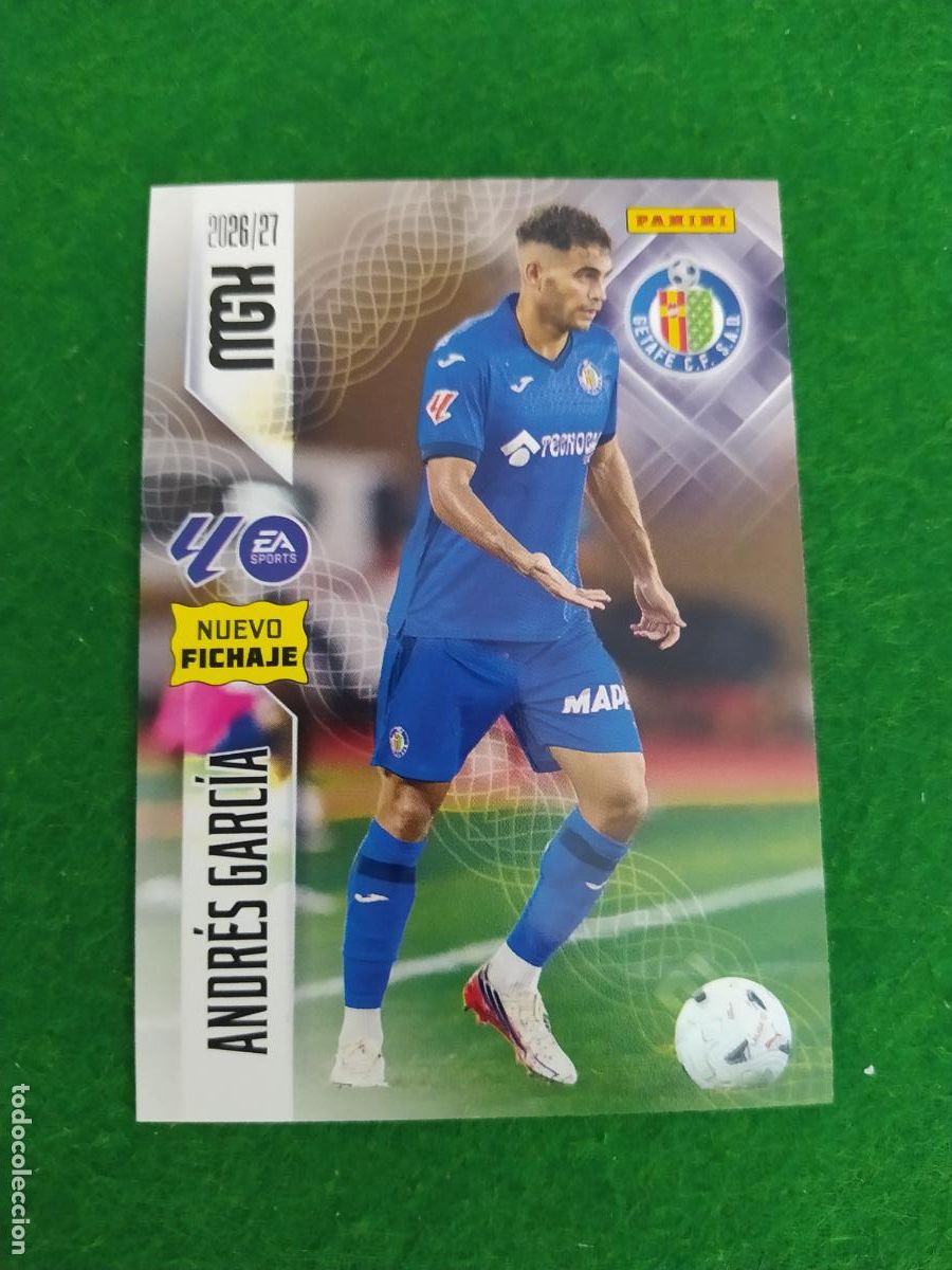 Cromos de f&uacute;tbol: MEGACRACKS 2026 2027 MGK 26 27 NUEVO - 2 EDICION NUEVO FICHAJE - N&ordm; 474 ANDRES GARCIA GETAFE