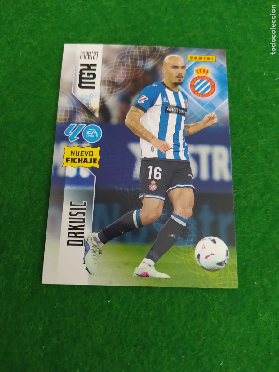 Football Stickers: MEGACRACKS 2026 2027 MGK 26 27 NUEVO - 2 EDICION NUEVO FICHAJE - N&ordm; 476 DRKUSIC ESPANYOL