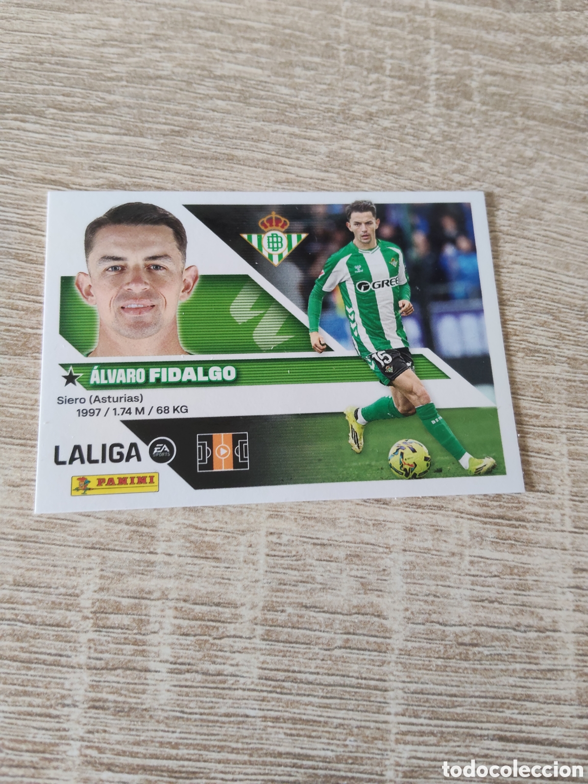 Cromos de f&uacute;tbol: &Aacute;lvaro Fidalgo Real Betis liga 2026 2027 26 27 ediciones este