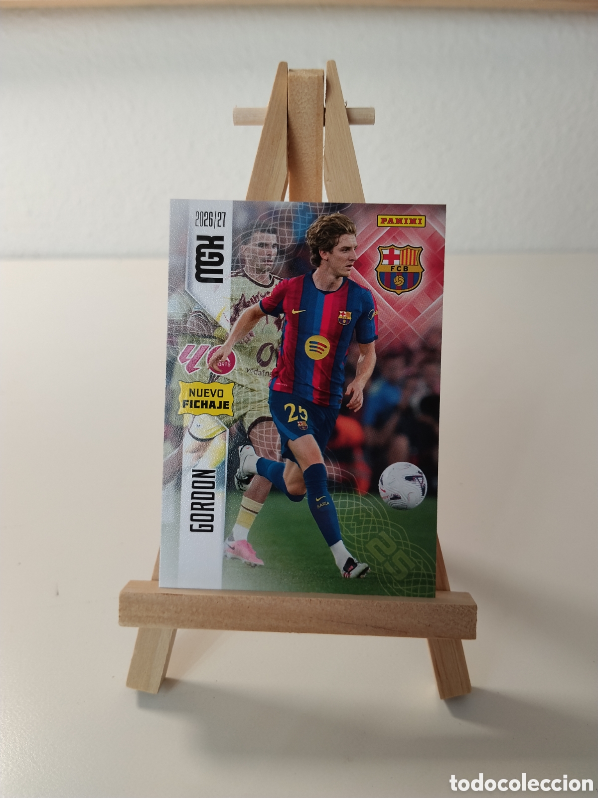 Football Stickers: Gordon nuevo fichaje 468 megacrack 26/27