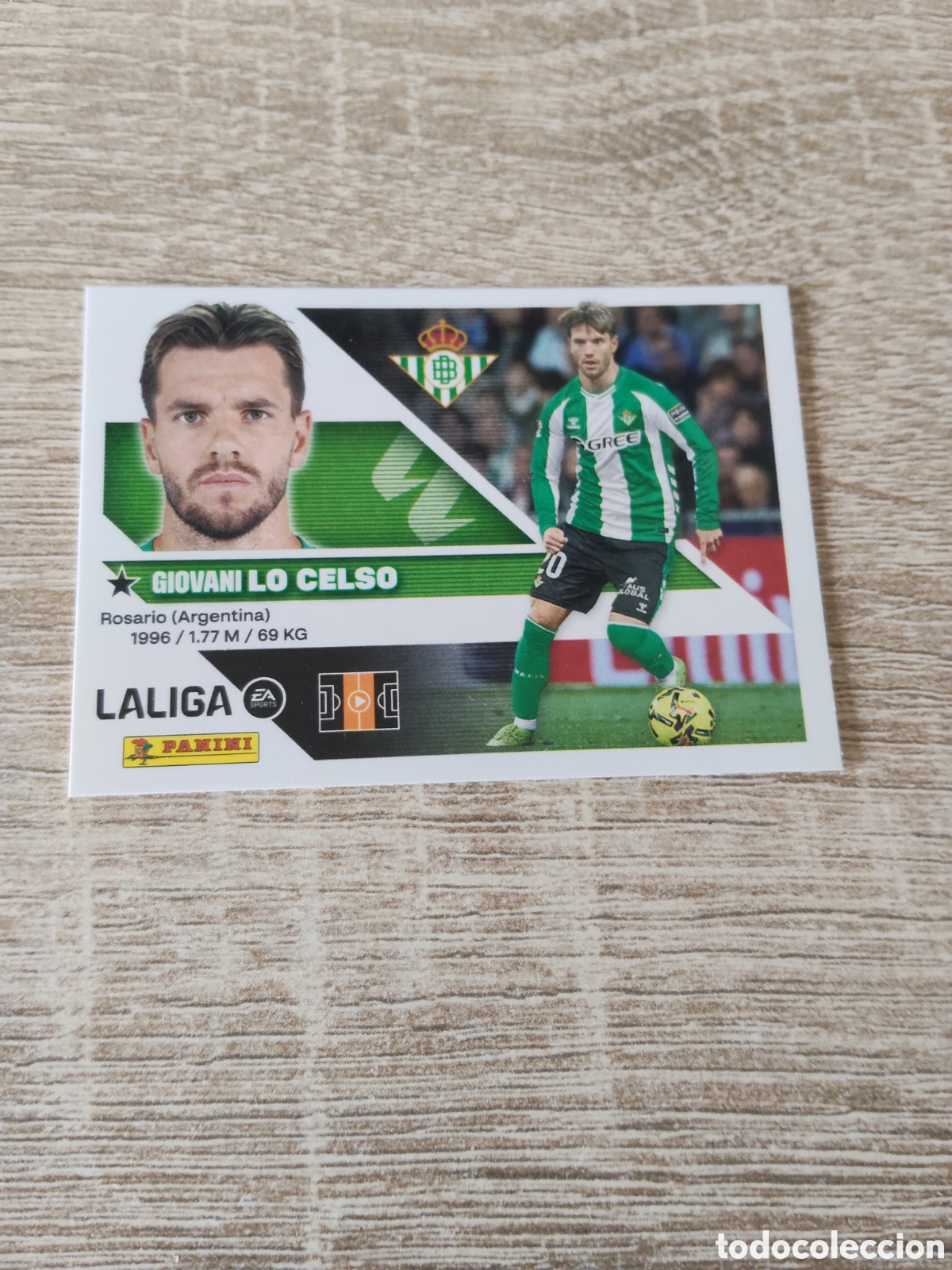 Fu&szlig;ball-Sticker: Lo Celso Real Betis liga 2026 2027 26 27 ediciones este