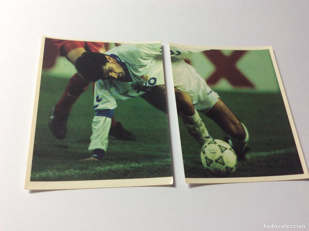 Fu&szlig;ball-Sticker: 141 142 Michel Real Madrid Magic Box 1994 1995 94 95