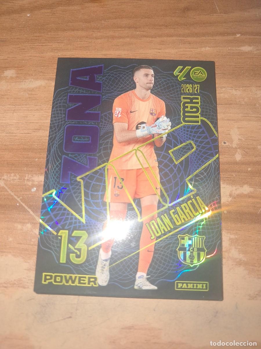 Cromos de f&uacute;tbol: CARD MEGACRACKS TEMPORADA 26/27: ZONA VIP POWER JOAN GARCIA, N&deg; 399P