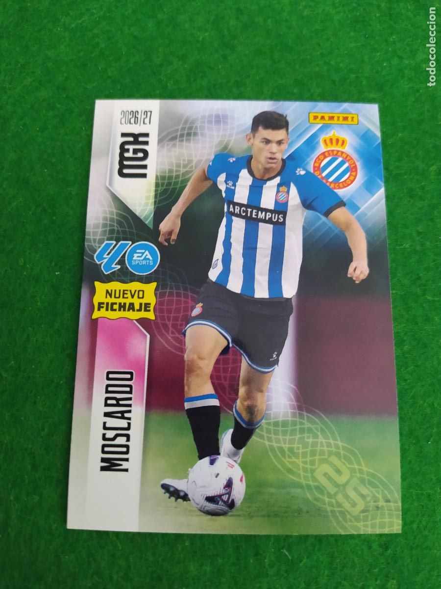Cromos de f&uacute;tbol: MEGACRACKS 2026 2027 MGK 26 27 NUEVO - 2 EDICION NUEVO FICHAJE - N&ordm; 482 MOSCARDO ESPANYOL