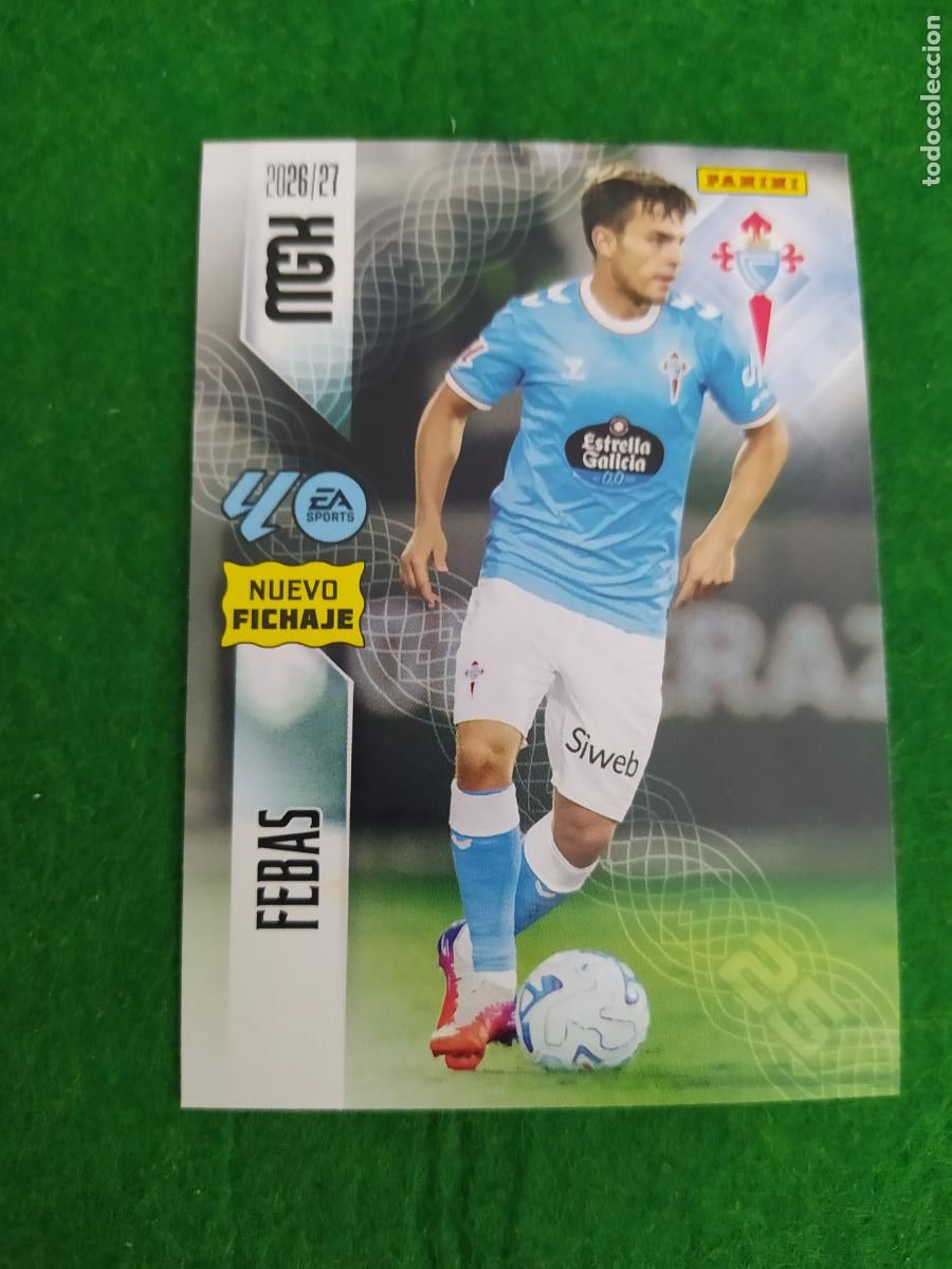 Cromos de Futebol: MEGACRACKS 2026 2027 MGK 26 27 NUEVO - 2 EDICION NUEVO FICHAJE - N&ordm; 483 FEBAS CELTA DE VIGO