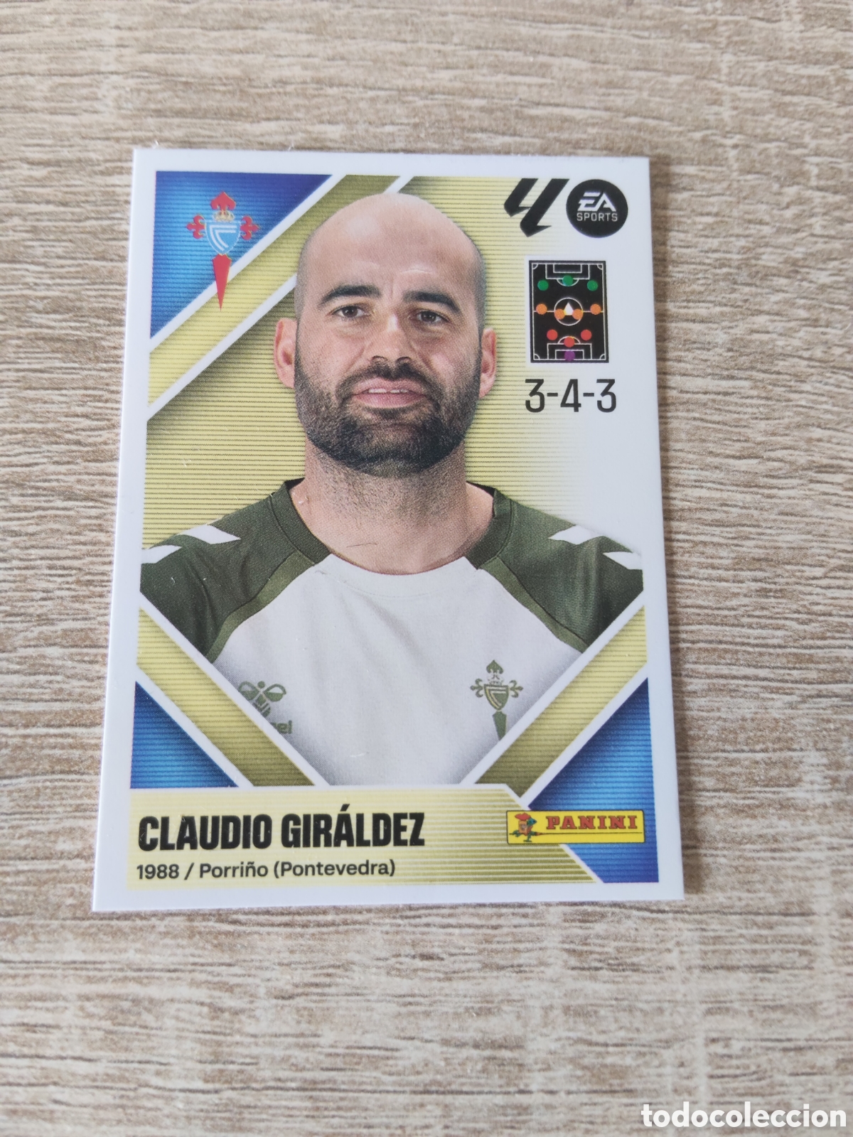 Cromos de f&uacute;tbol: Claudio Giraldez Celta de Vigo liga 2026 2027 26 27 ediciones este