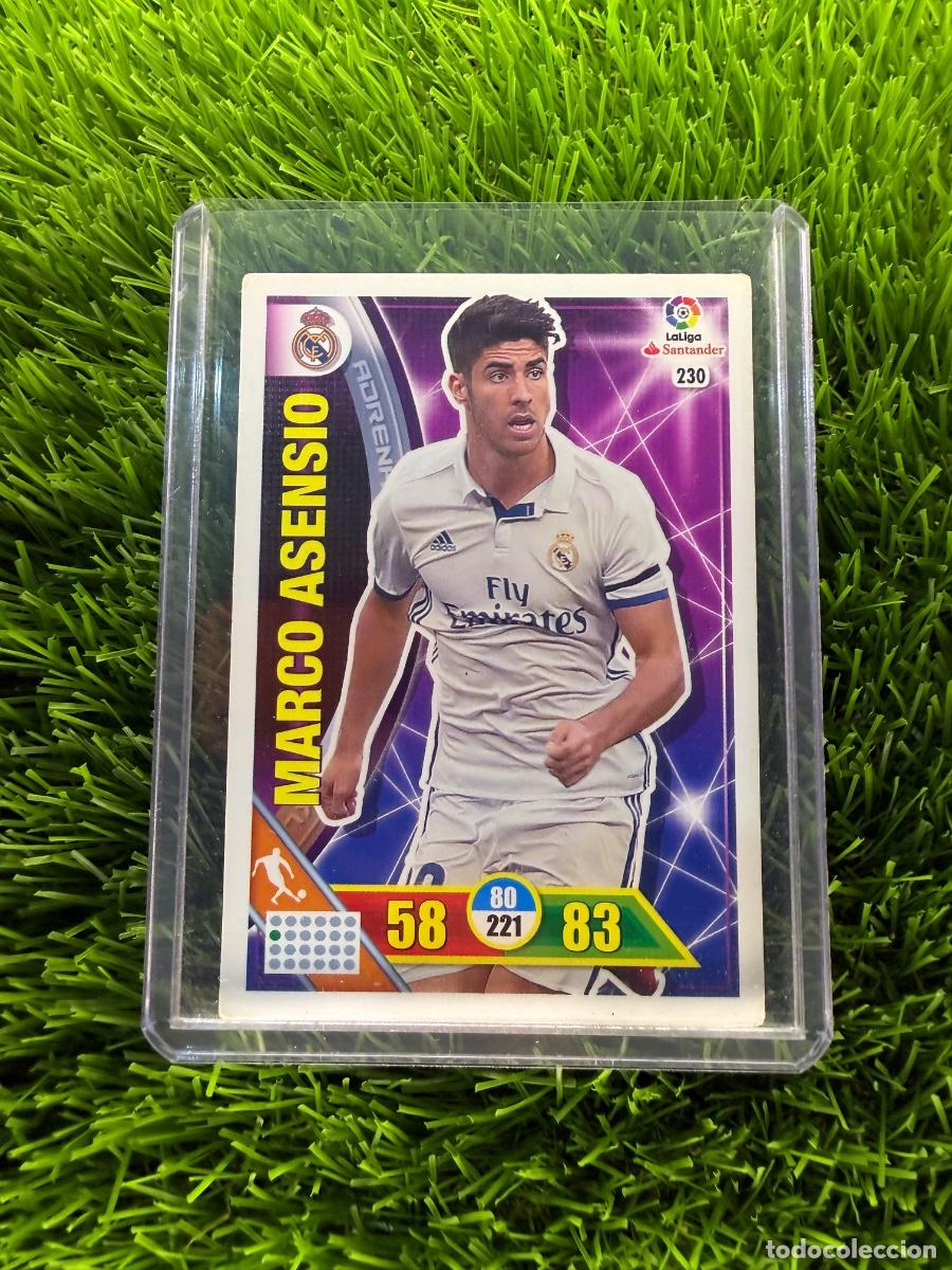 Cromos de f&uacute;tbol: N&ordm; 230 Marco Asensio Real Madrid CF Adrenalyn XL 16 17