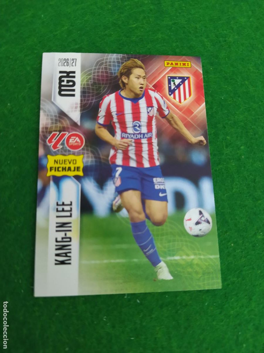 Cromos de f&uacute;tbol: MEGACRACKS 2026 2027 MGK 26 27 NUEVO - 2 EDICION NUEVO FICHAJE -N&ordm; 486 KAN-IN LEE ATLETICO DE MADRID