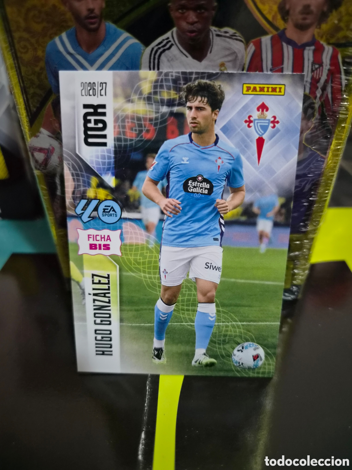 Cromos de f&uacute;tbol: N&deg;123Bis Celta de Vigo Hugo Gonz&aacute;lez Megacracks 26/27