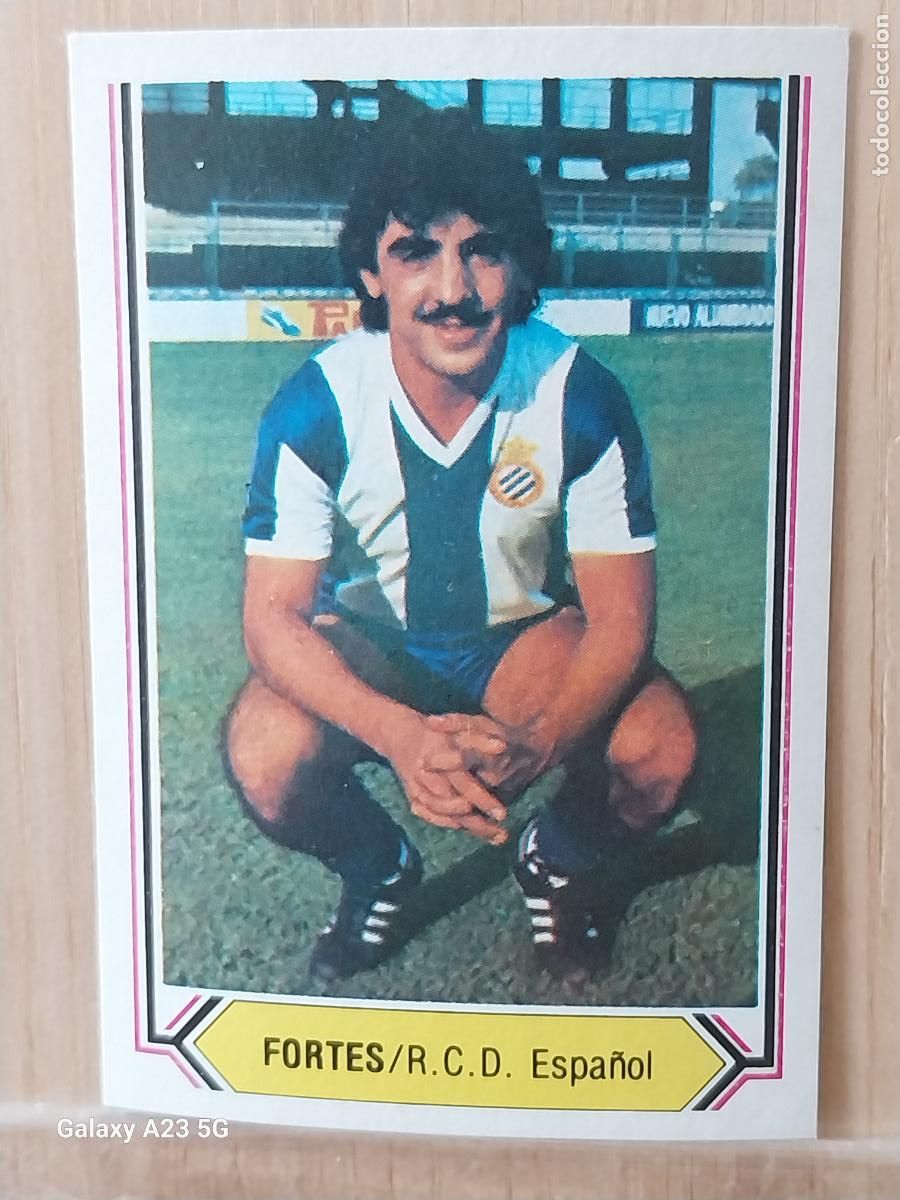 Cromos de Futebol: FORTES R.C.D. ESPA&Ntilde;OL ED ESTE LIGA 1980 80 81 CROMO SIN PEGAR NUNCA ORIGINAL