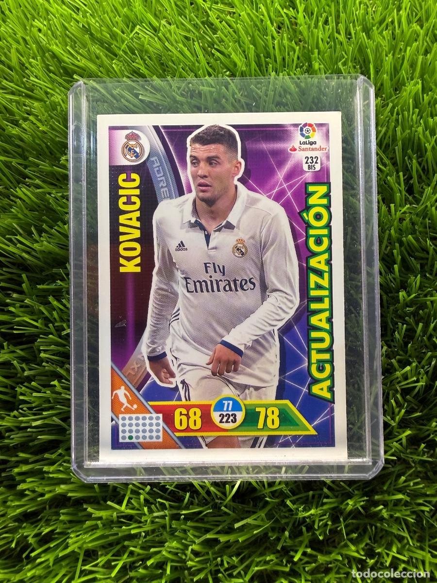 Cromos de Futebol: N&ordm; 232BIS Kovacic Actualizaci&oacute;n Real Madrid CF Adrenalyn XL 16 17