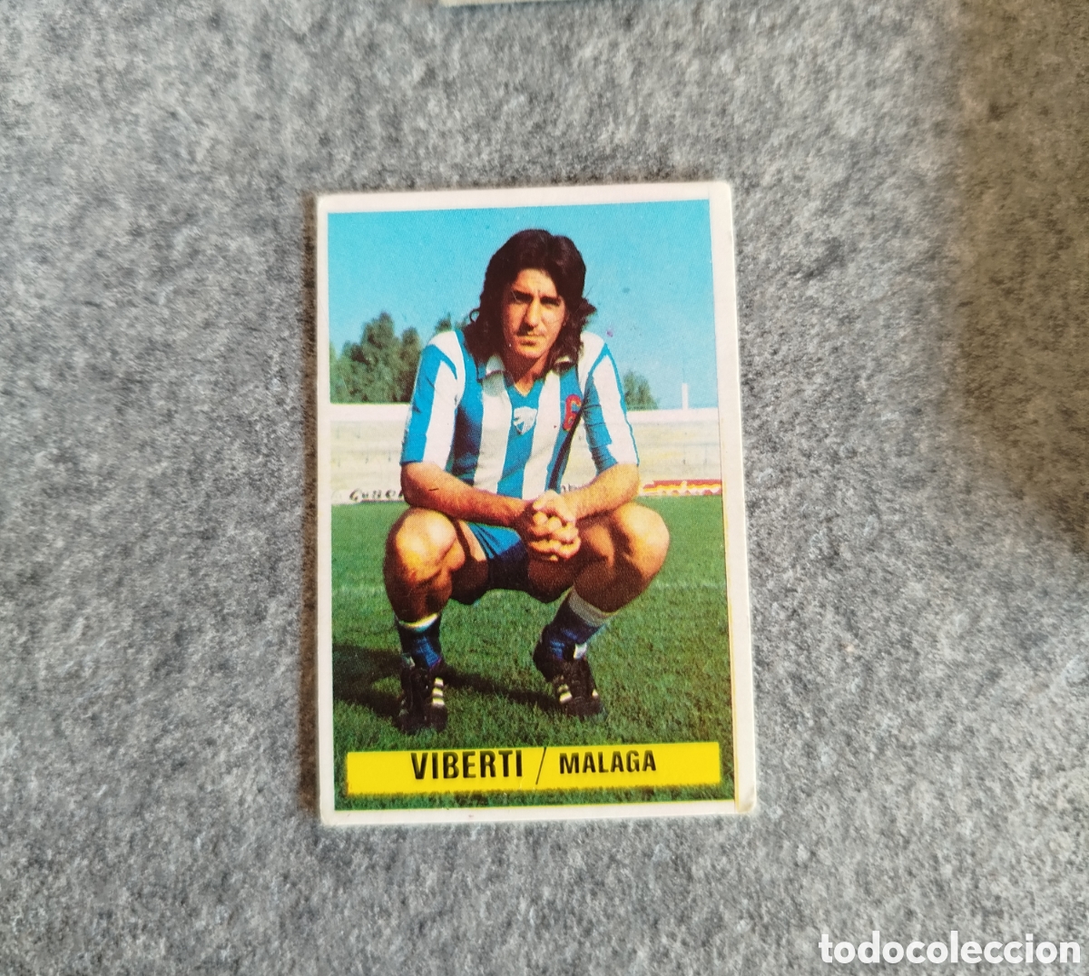 Cartes &agrave; collectionner de Football: BAJA SIN PEGAR VIBERTI MALAGA 74 75 1974 1975 EDICIONES ESTE CROMO NUEVO NUNCA PEGADO