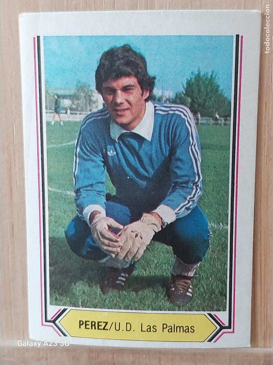 Cartes &agrave; collectionner de Football: PEREZ LAS PALMAS ED ESTE LIGA 1980 80 81 CROMO SIN PEGAR NUNCA ORIGINAL