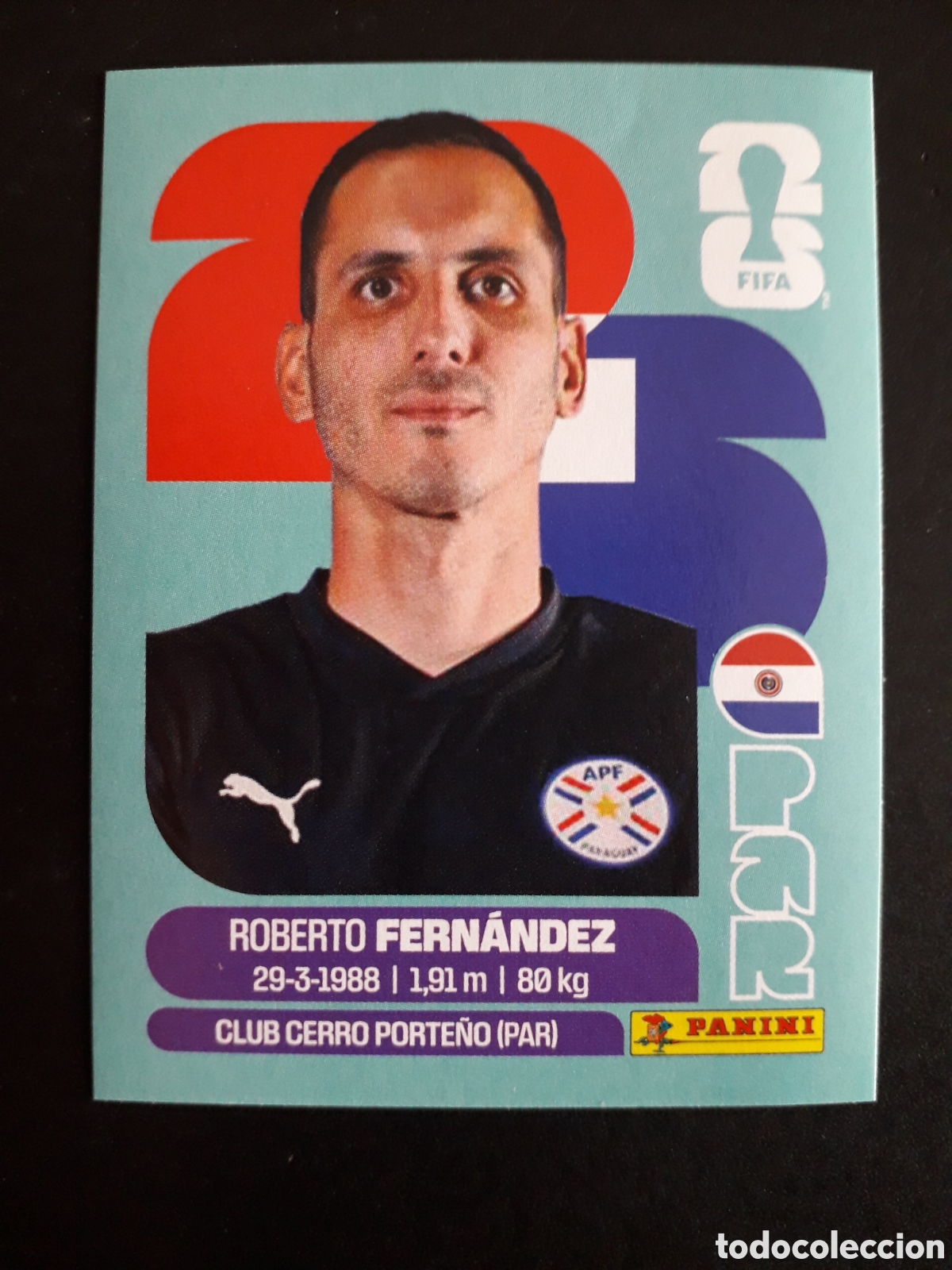 Cartes &agrave; collectionner de Football: FERN&Aacute;NDEZ PARAGUAY PAR 2 MUNDIAL F&Uacute;TBOL 2026 FIFA WORLD CUP PANINI SIN PEGAR PEDIDO M&Iacute;NIMO 3&euro;
