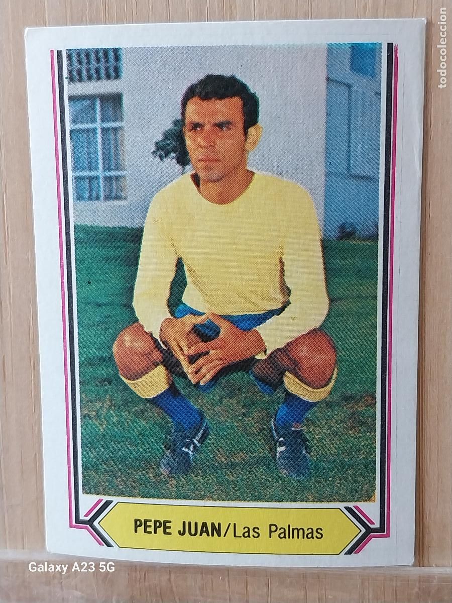 Figurine di Calcio: PEPE JUAN LAS PALMAS ED ESTE LIGA 1980 80 81 CROMO SIN PEGAR NUNCA ORIGINAL