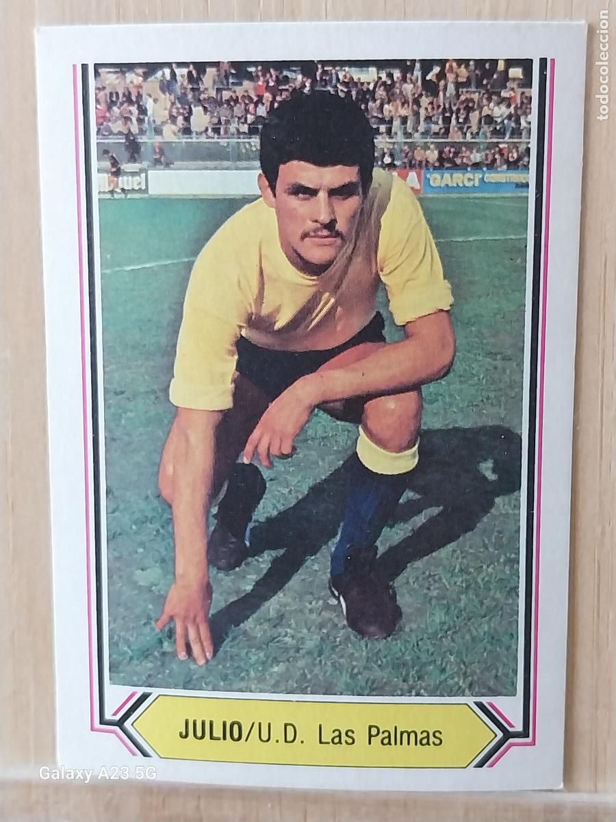 Figurine di Calcio: JULIO LAS PALMAS ED ESTE LIGA 1980 80 81 CROMO SIN PEGAR NUNCA ORIGINAL