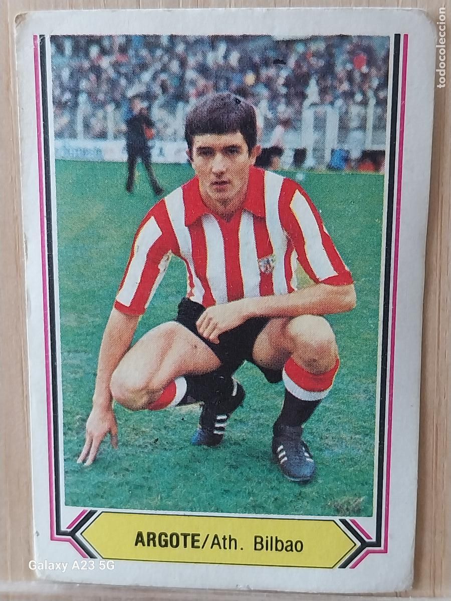 Figurine di Calcio: ARGOTE ATH BILBAO ED ESTE LIGA 1980 80 81 CROMO SIN PEGAR NUNCA ORIGINAL