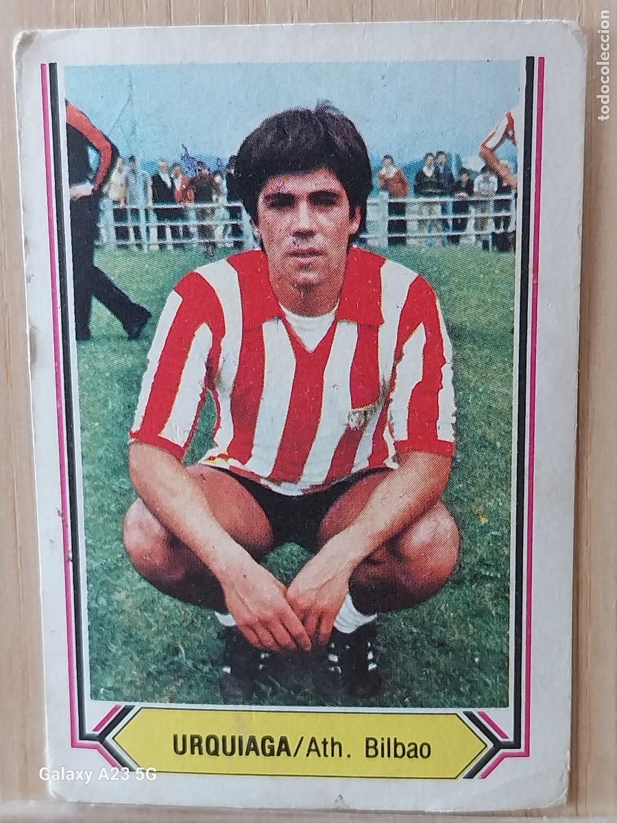 Figurine di Calcio: URQUIAGA ATH BILBAO ED ESTE LIGA 1980 80 81 CROMO SIN PEGAR NUNCA ORIGINAL