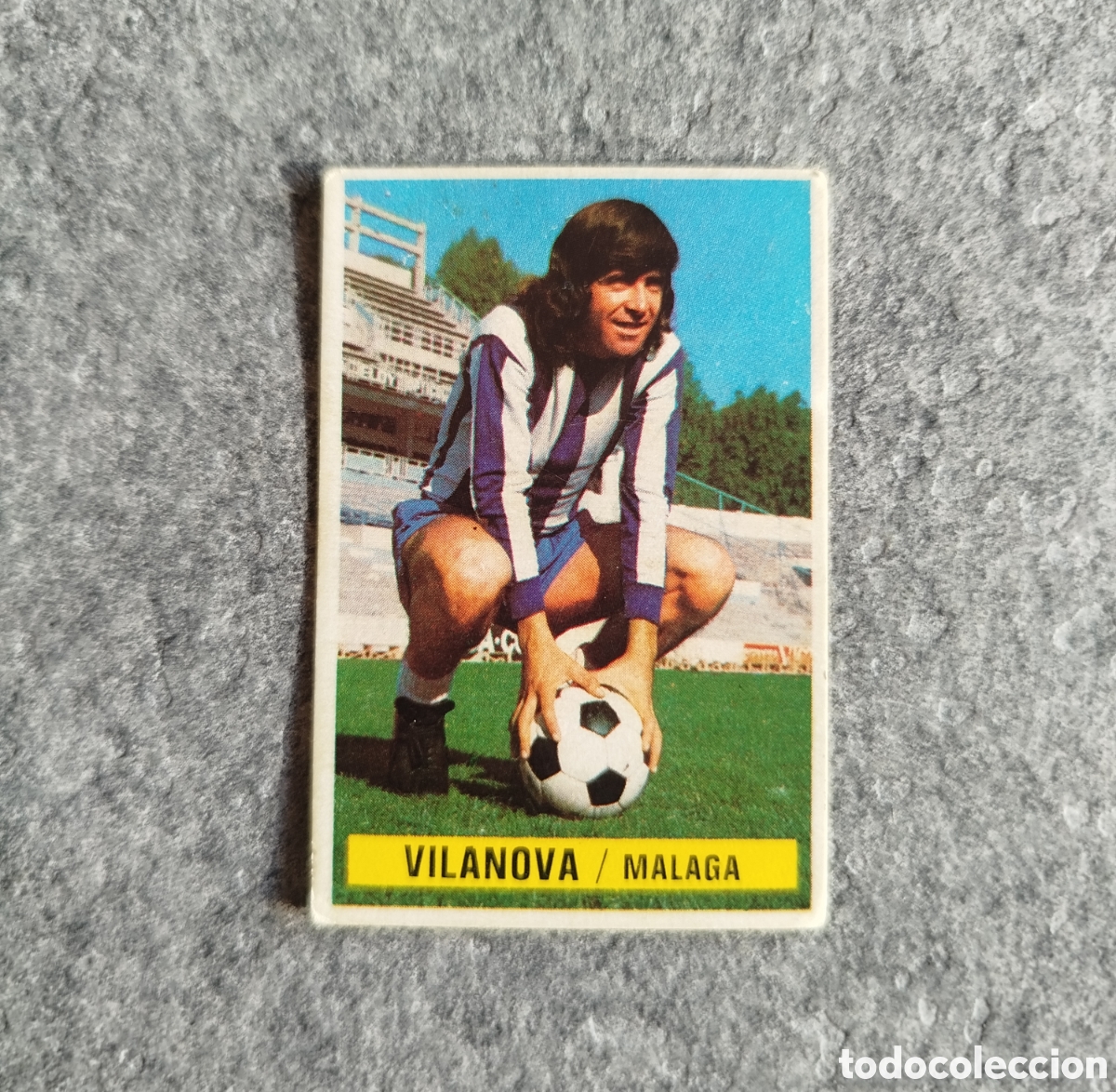 Figurine di Calcio: BAJA SIN PEGAR VILANOVA MALAGA 74 75 1974 1975 EDICIONES ESTE CROMO NUEVO NUNCA PEGADO