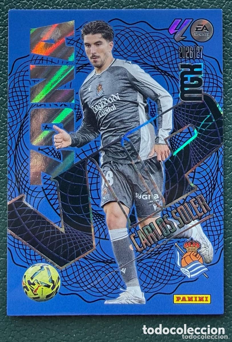 Figurine di Calcio: 390 CARLOS SOLER REAL SOCIEDAD ZONA VIP FICHAS ALBUM MEGACRACKS 2026 2027 MGK 26 27