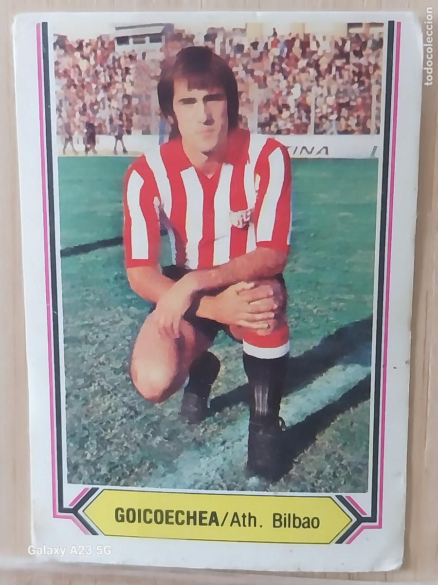 Figurine di Calcio: GOICOECHEA ATH BILBAO ED ESTE LIGA 1980 80 81 CROMO SIN PEGAR NUNCA ORIGINAL