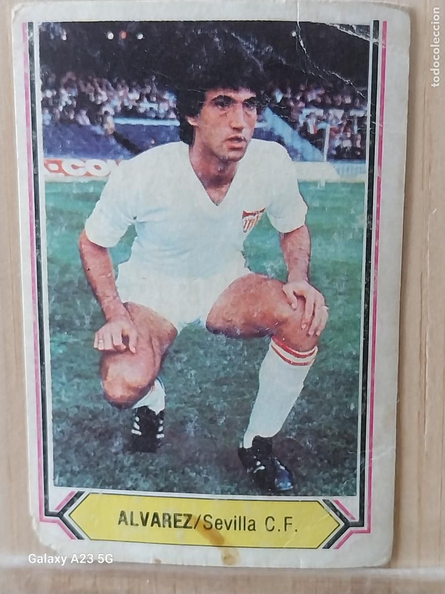 Figurine di Calcio: ALVAREZ SEVILLA ED ESTE LIGA 1980 80 81 CROMO SIN PEGAR NUNCA ORIGINAL