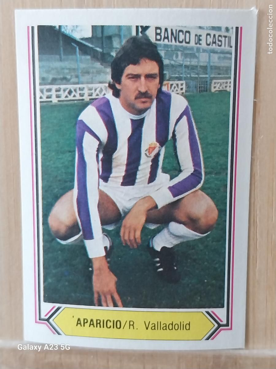 Cromos de f&uacute;tbol: APARICIO VALLADOLID ED ESTE LIGA 1980 80 81 CROMO SIN PEGAR NUNCA ORIGINAL