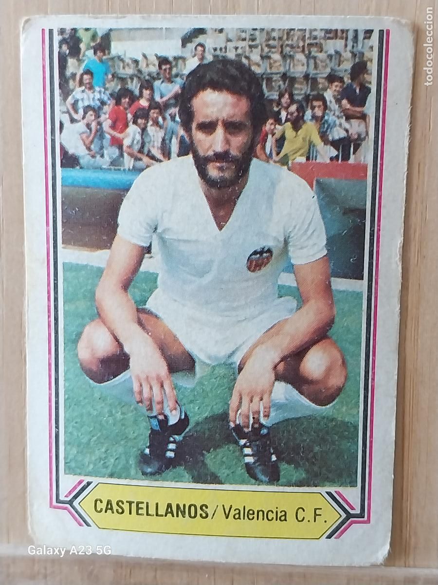 Cromos de f&uacute;tbol: CASTELLANOS VALENCIA ED ESTE LIGA 1980 80 81 CROMO SIN PEGAR NUNCA ORIGINAL