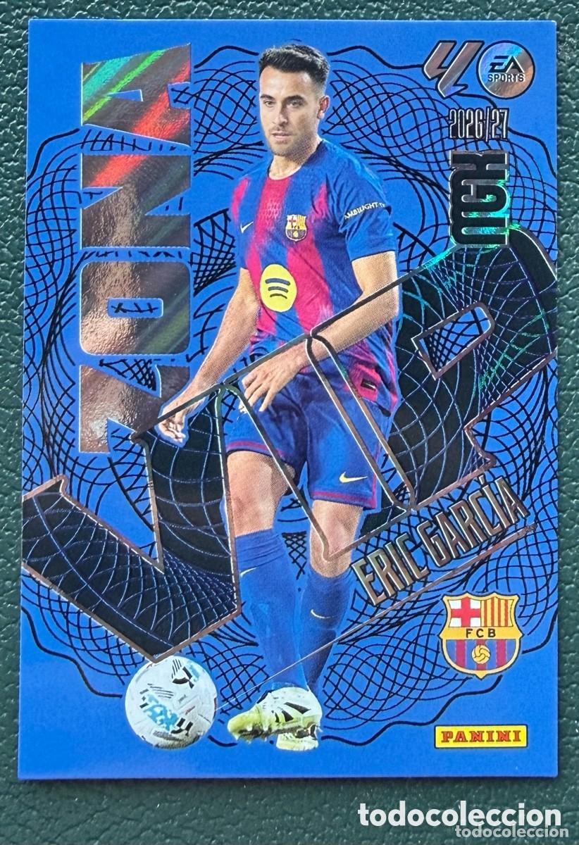 Cromos de f&uacute;tbol: 393 ERIC GARCIA FC BARCELONA ZONA VIP FICHAS ALBUM MEGACRACKS 2026 2027 MGK 26 27