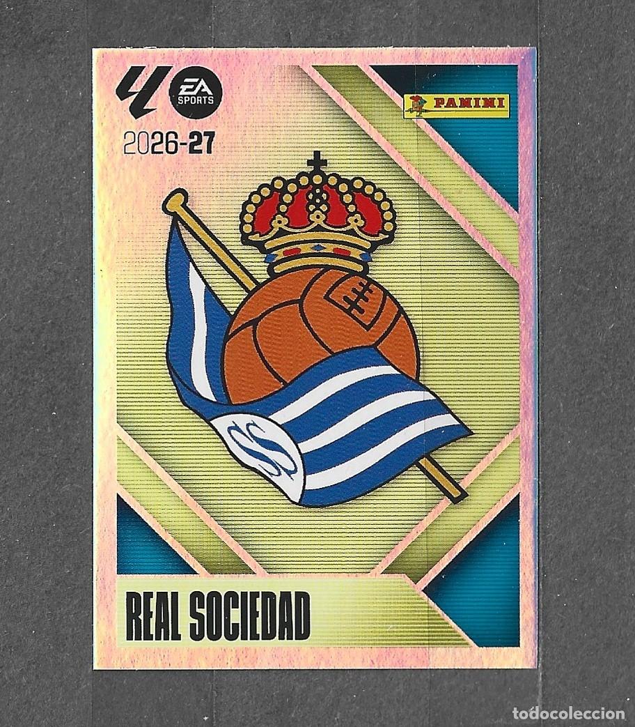 Cromos de f&uacute;tbol: Liga este 26/27 - Escudo - N&ordm; 1 - Real Sociedad